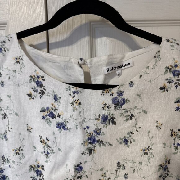 Reformation Ramone Linen Dress Madeline - Size S - Picture 3 of 6